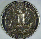 1963 Washington Quarter 90  Silver Naturally Toned Black-gray