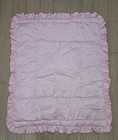 Disney Baby Cinderella Embroidered Pink White Ruffled Sparkles Crib Comforter 