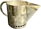 Swid Powell Richard Meier Silver Plate Water Pitcher Postmodern Italy As-is