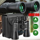 180x100 Hd Military Zoom Powerful Binoculars Day low Night Optics Hunting   Case