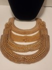 Vtg Pearl Beaded Collars Lot Of 5   Made In Japan Glentwx  As Is 