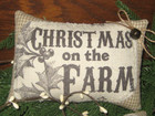 Rustic Farmhouse Christmas 4 Bowl Fillers Handmade Gift Wreath Accents Ornaments