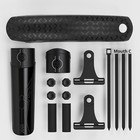 Enlee Bicycle Extended Widened Fender Rear Wheel Mudguard Mountain Bike Cycling