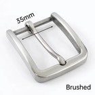 Stainless Steel Belt Buckle For 33 38cm Leather Belts Men Pin Adjust Clasp