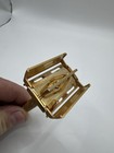 Vintage Gillette Gold Tone Twist-to-open Double Edge Safety Razor Usa