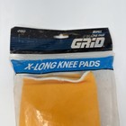Vintage 1986 Grid Sports X-long Knee Pads Yellow Wrestling Volleyball Usa Small