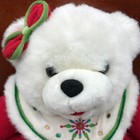 Dandee 2005 Christmas Stuffed Teddy Bear Girl Plush