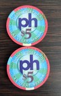  5 Planet Hollywood Casino Las Vegas Holly Madison L e  Casino Chips Lot Of 2