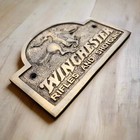 Winchester Rider Rifles   Shotguns Solid Brass Plaque  5  X 3  
