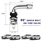 4 Pcs Tire Valve Stem  90 Degree Angled Wheel Tyre Bolt-in Vs-8-90   