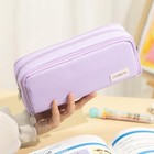 Cicimelon Large Capacity Pencil Case 3 Compartment Pouch Pen Bag For School T   
