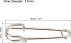 Safety Pins 1 77 Inch Large Metal Sewing Pins For Blankets Crafts Brooch Making 