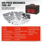 450-piece Mechanics Tool Tool Set 1 2  1 4  3 8  Metric Imperial Socket Wrenches