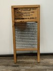 Vtg Farmhouse Small Dubl Handi Washboard Co  Columbus Ohio Wash Board Home Decor