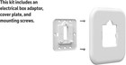 Honeywell Home Thp2400a1080 Large Cover Plate And J-box Adapter T-series Genuine