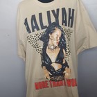 Aaliyah  more Than A Woman  Cheetah Graphic T-shirt Beige Xl