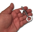 Metal Master Key   Ring Mystery Close Up Pocket Magic Trick Puzzle Escape Toy 