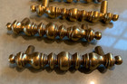 Vintage Salvage Belwith Keeler Brass Cabinet Hardware Pulls Brass   Pewter 9 Pcs