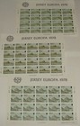 Britain 1978 1979 Europa Stamp Sheet Set Guernsey Jersey Isle Of Man - Mnh