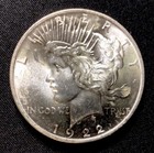 1922 Peace Silver Dollar Coin  unc  Uncirculated Condition  Enn Coins  g 