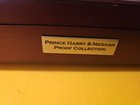 Bradford Exchange Prince Harry   Meghan Commemorative 8 Coin Collection Boxed