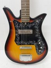 Vintage 1960 s Teisco 6-string Tulip Shaped Electric Guitar Made In Japan