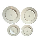 4 Piece Set Noritake Ivory China  Affection 2 Dinner   2 Salad Plates Free Ship