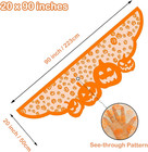 Halloween Pumpkin Mantle Scarf For Home Living Room Fireplace Decorations Orange