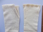 Antique vintage  Baby Stockings Long Wool With Pink Toe   Heel