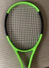Wilson Blade 98l V6 4 1 4 285g 10 1oz Neon Green Black Tennis Racket  clean