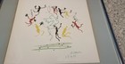 Lithograph After Pablo Picasso Titled The Dance Of Youth Framed To 16x20 Signed