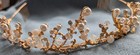Champagne Gold Pearl   Opal Branch Bridal Tiara Woodland Wedding Crown