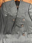 Ralph Lauren Purple Label Vintage Double Breasted Suit Size 42 L --near Mint