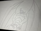 Fantasia Animation Cel Walt Disney Production Art  Original   Model Layout X1