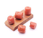 Antique Yemen 5 Natural Authentic Red Coral Small Beads old Coral Islamic Beads