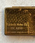  make-up    1940s Vtg Max Factor Hollywood Eyelash Mascara Compact   Clear Logo 