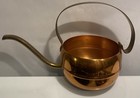 Vintage Coppercraft Guild Taunton Mass  Copper Brass Watering Can Footed 9 5   