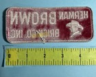 Herman Brown Brick Co   Inc Trucking Iron On Patch-nos