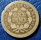 Key Date 1843-o Seated Liberty Silver Dime 10c