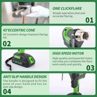 Power Flaring Tool Kit For 1 4  - 3 4  Hvac Cordless Flare Tool With Metric And