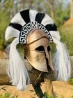 Medieval Greek Roman Corinthian Helmet Knight Antique Spartan Helmet Wearable