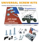 330 Pcs Full Frame Fairing Screws Kit Fit For Polaris Predator 500 2005-2007