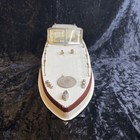 Antique Wooden Model Boat Lake River