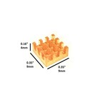 10 Pieces Vrm Copper Heatsink Kit   Thermal Conductive Adhesive Tape  Mini Sm   