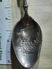 Gorham Sterling Leif Ericson 1000 A d  Souvenir Spoon Figure 1893 World s Fair 2