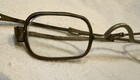 Antique Vintage Eyeglasses W extendable Arms Civil War Era Rectangle Glasses