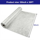 Fiberglass Cloth Mat Roll 50  X 30ft White 1 5 Oz sqft Chopped Strand Mat