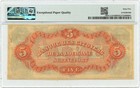 1860s  5 Shreveport  Louisiana Obsolete Note Citizens Bank Pmg Gem 65 Epq