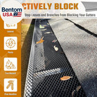 Lock-in Gutter Guard - 6    X 120 Ft Durable Coated Steel Leaf Gutter Guards Micro