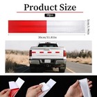 10 Pcs Reflective Tape For Trailers Red white Self Adhesive Waterproof Safety 